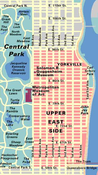 detailed central park map. Central park map