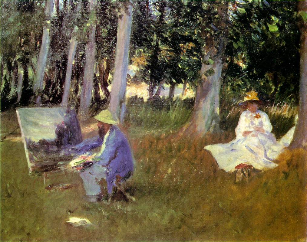 Monet Wife Painting