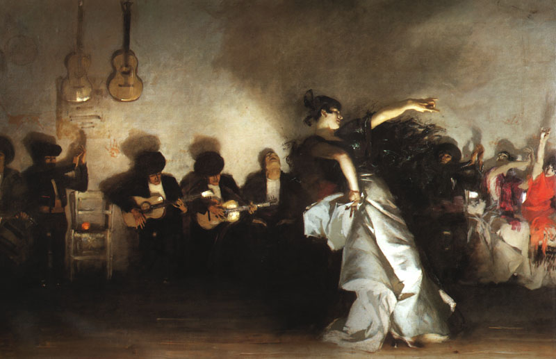 John Singer Sargent, El Jaleo, 1882, Isabella Stewart Gardner Museum, Boston, MA, USA.