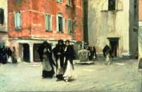 Sortie de l’église,Campo San Canciano, Venice